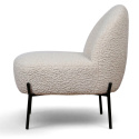 L&aelig;nestol \'Gori\' - Hvid/Teddy