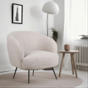 Lænestol \'Capri\' - Beige/Bouclé