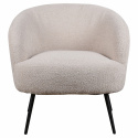 Lænestol \'Capri\' - Beige/Bouclé