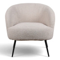 Lænestol \'Capri\' - Beige/Bouclé