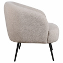 Lænestol \'Capri\' - Beige/Bouclé