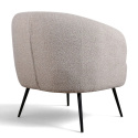 Lænestol \'Capri\' - Beige/Bouclé