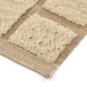 Rya Tæppe \'Leknes Handwoven Wool\' - Beige