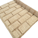 Rya Tæppe \'Leknes Handwoven Wool\' - Beige