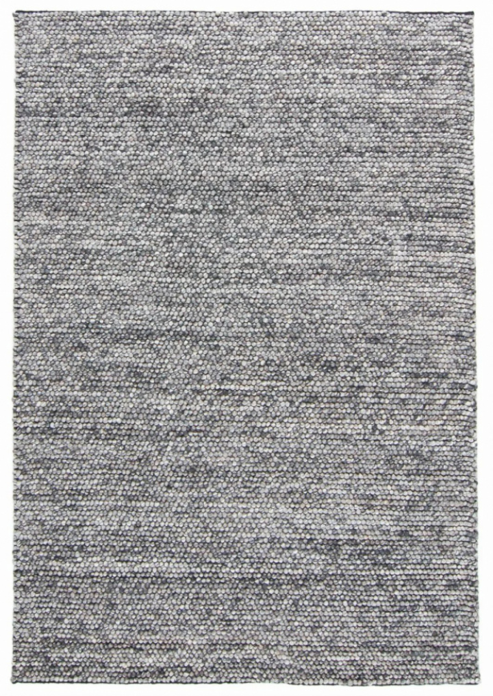 Uld tæppe \'Avafors Wool Bubble\' 200x300cm - Grå i gruppen Indretning / Tæpper / Uldmåtter hos Reforma (V10163753)