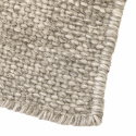 Uld tæppe \'Dhurry\' 70x300cm - Grå