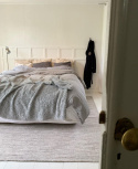 Uld tæppe \'Dhurry\' 170x240cm - Grå