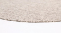 Rund tæppe \'Dhurry\' 240cm - Beige