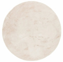 Rund tæppe \'Arnaga Super Soft\' 80cm - Beige