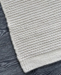 Uldtæppe \'Coastal\' 80x150cm - Creme