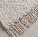 Uld tæppe \'Cartmel\' 240x240cm - Offwhite