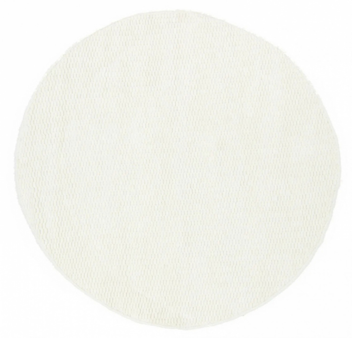 Rund tæppe \'Cartmel\' 300cm - Offwhite i gruppen Indretning / Tæpper / Uldmåtter hos Reforma (V10165453)