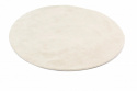 Rundt tæppe \'Ella\' 120cm - Creme