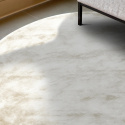 Rundt tæppe \'Jodhpur\' 240cm - Offwhite