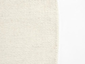 Rundt tæppe \'Hamilton\' 160cm - Hvid