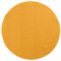 Rundt tæppe \'Hamilton\' 200cm - Saffran