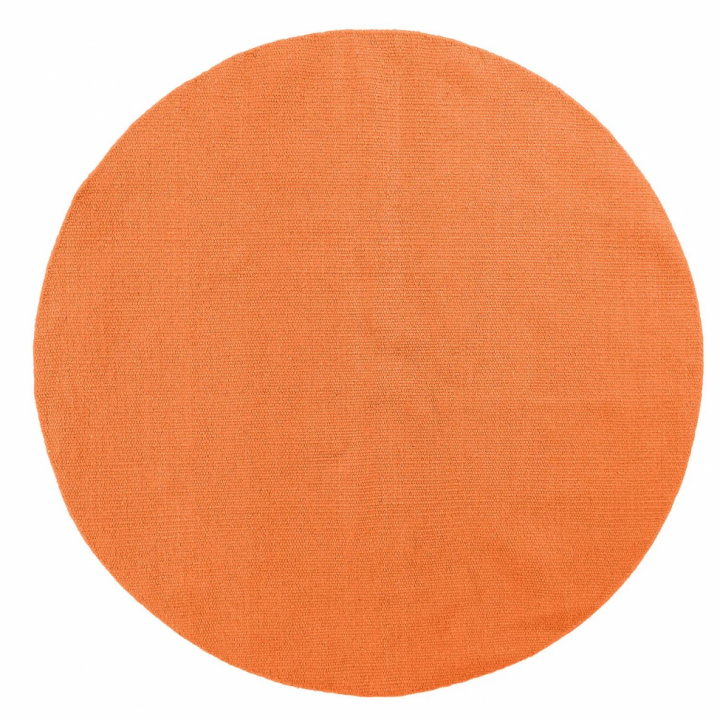 Rund tæppe \'Hamilton\' 160cm - Orange Peel i gruppen Indretning / Tæpper / Uldmåtter hos Reforma (V10167827)