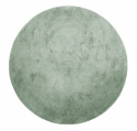 Rund tæppe \'Aranga Super Soft Fur\' 200cm - Grønn