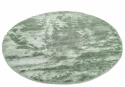 Rund tæppe \'Aranga Super Soft Fur\' 200cm - Grønn