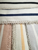 Bomulds tæppe \'Helle\' 300x400cm - Hvid/Svart