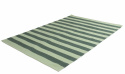 Bomulds tæppe \'Nilo\' 80x300cm - Grønn