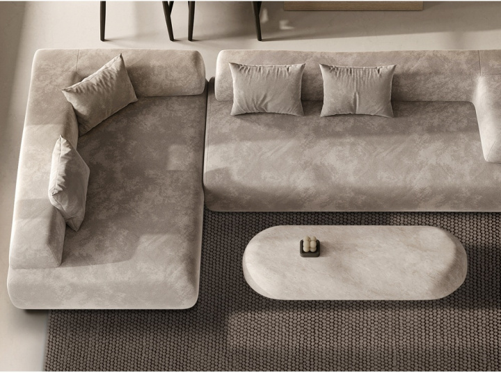 Uld&aelig;ppe \'Avafors Wool Bubble\' 240x240cm - Brun i gruppen Tæpper / Uldmåtter hos Reforma (V10190633)
