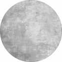 Rundt tæppe \'Lynton\' 240cm - Grå