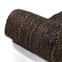 Jute tæppe \'Amasia\' - Mørkebrun