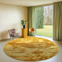 Rundt t&aelig;ppe \'Aranga Super Soft\' 200cm - Gul