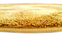 Rund tæppe \'Aranga Super Soft\' 80cm - Gul