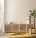 Rund tæppe \'Aranga Super Soft\' 80cm - Gul