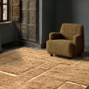 Rya Tæppe \'Kiberg Handwoven Wool\' - Beige