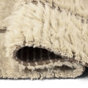 Rya Tæppe \'Kiberg Handwoven Wool\' - Hvid
