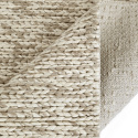 Uldtæppe \'Talvia Flettet Uld\' - Naturlig