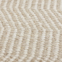 Uldtæppe \'Larkana\' - Beige/hvid