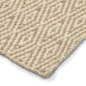 Uldtæppe \'Monastir\' - Beige/hvid
