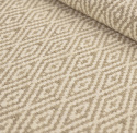 Uldtæppe \'Monastir\' - Beige/hvid