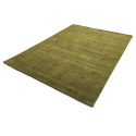 Uldtæppe \'Rozen Handloom Wool Premium\' - Grøn