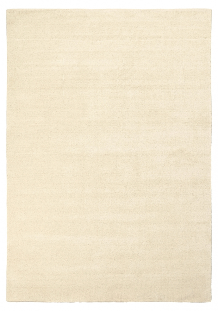 Uldtæppe \'Rozen Handloom Wool Premium\' - Hvid i gruppen Indretning / Tæpper / Uldmåtter hos Reforma (V102015302)