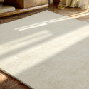 Uldtæppe \'Rozen Handloom Wool Premium\' - Hvid