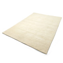 Uldtæppe \'Rozen Handloom Wool Premium\' - Hvid