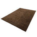 Uldtæppe \'Rozen Handloom Wool Premium\' - Brun