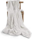 Tæppe \'Aranga Super Soft Throw\' 130x170cm - Hvid