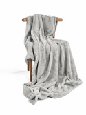 Tæppe \'Aranga Super Soft Throw\' 130x170cm - Grå