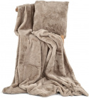 Tæppe \'Aranga Super Soft Throw\' 130x170cm - Brun