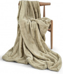 Tæppe \'Aranga Super Soft Throw\' 130x170cm - Lysegrøn