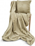 Tæppe \'Aranga Super Soft Throw\' 130x170cm - Lysegrøn