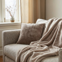 Pudebetræk \'Aranga Super Soft\' 45x45cm - Brun
