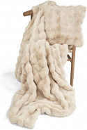 Tæppe \'Aranga Bubble Throw\' 130x170cm - Beige