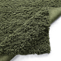 Rya tæppe \'Fassale Handwoven Wool\' - Grøn